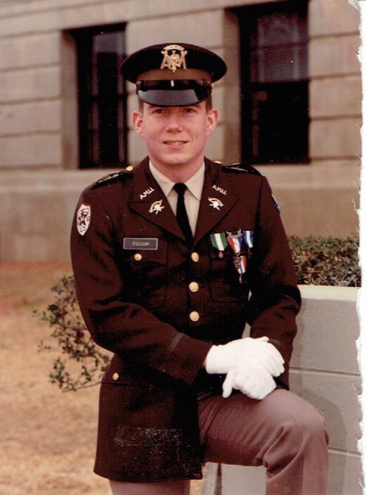 Terry Fossum in the Texas A&M Corps of Cadets